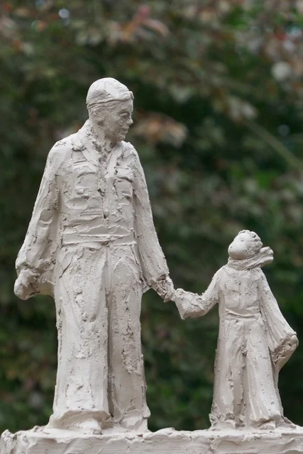 Bronze maquette of the Le Petit Prince Miami sculpture, to be installed on the bayfront esplanade.